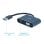 Adaptador de vídeo USB 3.0 a HDMI y VGA Gembird A-USB3-HDMIVGA-01 1080p Gris