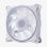 Ventoinha Hiditec N18 ARGB 120mm Flujo 37.8 CFM Silenciosa Branco Ventoinha Hiditec N18 ARGB 120mm Flujo 37.8 CFM Silenciosa Branco