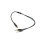 Cabo adaptador de áudio Gembird A-CM-4P-02 Mini Jack 3,5mm 4 pinos a 2x 3,5mm macho, 0,2m, preto