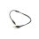 Cabo adaptador de áudio Gembird A-CM-4P-02 Mini Jack 3,5mm 4 pinos a 2x 3,5mm macho, 0,2m, preto