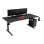 Mesa Gaming GENESIS Holm Modular 180cm Acero y MDF Iluminación LED Modularidad Total