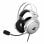 Auriculares Sharkoon Skiller SGH50 com fio para jogos preto e branco
