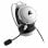 Auriculares Sharkoon Skiller SGH50 com fio para jogos preto e branco