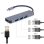 Hub Gembird 3 ports USB 3.2 Gen 1 HDMI 4K modèle A-CM-COMBO2-01 en métal