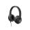 Auriculares Genesis con cable, micrófono retráctil, control de volumen, negro y rojo