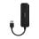Hub USB AISENS A106-0713 4 Puertos USB 3.0 Tipo A 5Gbps Ultradelgado Negro 15cm