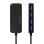 Hub USB AISENS A106-0713 4 Puertos USB 3.0 Tipo A 5Gbps Ultradelgado Negro 15cm