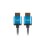 Cable HDMI Lanberg CA-HDMI-22CU-0010-BK 1m HDMI 2.0 Macho-Macho 3D 18 Gbit/s Negro/Azul