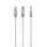 Cable de red Gembird PP12-7.5M 7,5m RJ-45 contactos dorados gris sin blindaje