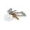 Rastreador Bluetooth Nedis BTKF10WT Blanco 50m Mini Localizador Alarmas Smartphone