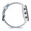 Garmin Forerunner 265 46mm Bisel negro con carcasa en blanco y correa de silicona en blanco/azul