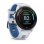 Garmin Forerunner 265 46mm Bisel negro con carcasa en blanco y correa de silicona en blanco/azul