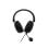 Auriculares Genesis con cable, transductores 53mm, micrófono desmontable, color negro