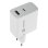 Ladegerät NATEC NUC-2142 Weiße schnelle USB-C Stromversorgung 20V