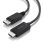 Cable conversor DisplayPort a HDMI AISENS A125-0894 4K@60Hz 2m Negro Unidireccional