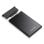 Caja externa Aisens ASE-2528B 2,5" Aluminio USB 3.0/3.1 Gen1 UASP Negro SSD/HDD