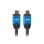 Cable HDMI Lanberg CA-HDMI-20CU-0010-BL 1 m chapado en oro 2.0 18 Gbit/s negro