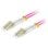 Cable de fibra óptica Lanberg FO-LULU-MD41-0005-VT 0,5m LC/UPC OM4 LC-LC Full Duplex