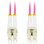 Cable de fibra óptica Lanberg FO-LULU-MD41-0005-VT 0,5m LC/UPC OM4 LC-LC Full Duplex