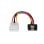 Câble d'Alimentation SATA AISENS A131-0163 Molex 4 Pins H/F, 16 cm, 54W, Pure Cuivre