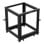 Rack Lanberg OR01-6112-B 12U 600kg Ruedas Independiente Negro 22kg