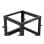 Rack independiente Lanberg OR01-6109-B 9U 600kg rieles ruedas negro 21kg