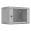 Bastidor de pared Lanberg WF03-5306-10S 6U 60kg Bloqueo teclado Rieles rack Gris