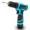 Destornillador eléctrico smartGyro SG27-463 12V Mango de pistola Batería 1,3 Ah Ion litio Negro Azul claro