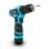 Destornillador eléctrico smartGyro SG27-463 12V Mango de pistola Batería 1,3 Ah Ion litio Negro Azul claro