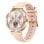 Smartwatch Trevi T-FIT 245 L Bluetooth pantalla 1.27" IPS táctil banda rosa