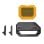 Kit di conversione Thermaltake AC-074-ON4NAN-A1 Full Tower Rack Giallo 145x266x459mm
