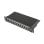 Patch Panel Lanberg PPF5-9012-B RJ-45 Cat5/Cat5e 1U 12 Puertos Negro Metal Bastidor