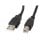 Cable USB Lanberg CA-USBA-11CC-0010-BK 1m USB A a USB B 2.0 0,48Gbps Negro