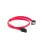 Cable Lanberg CA-SASA-13CU-0050-R 0,5m SATA III 7-pin Hembra/Hembra Rojo