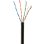 Cable LAN Gembird CAT5e FTP 305m F/UTP Exterior Relleno Gel Blindado Negro