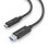 Cable USB óptico activo AISENS A157-0926 USB-A a USB-C 10Gbps 25m Negro