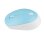 Ratón Natec inalámbrico Bluetooth 1600 DPI 4 botones Azul Blanco