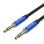 Cable estéreo Vention BAWLD Jack 3.5 mm macho a macho 0.5m azul trenzado de algodón