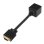 Cable SVGA Aisens A113-0080 Duplicador HDB15 Macho a 2x HDB15 Hembra Oro 20cm Negro