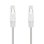 Nanocable Latiguillo RJ45 CAT.6 UTP 25CM 100% Cobre Blanc