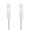 Nanocable Latiguillo RJ45 CAT.6 UTP 25CM 100% Cobre Blanc