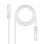 Nanocable Latiguillo RJ45 CAT.6 UTP 25CM 100% Cobre Blanc