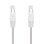Nanocable Latiguillo RJ45 CAT.6 UTP 25CM 100% Cobre Blanc