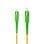 Cable de Fibra Óptica Nanocable 10.20.0015 SC/APC-SC/APC Monomodo Simplex LSZH 15m Amarillo