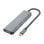 Hub AISENS 4 puertos 10Gbps USB 3.2 Gen2 modelo A109-0764 Gris ultra compacto