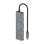 Hub AISENS 4 puertos 10Gbps USB 3.2 Gen2 modelo A109-0764 Gris ultra compacto