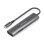 Dock USB-C AISENS ASUC-7P025-GR 7 en 1 HDMI/USB3.0/PD100W/Lector SD/MicroSD Gris 15cm