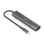 Dock USB-C AISENS ASUC-7P025-GR 7 en 1 HDMI/USB3.0/PD100W/Lector SD/MicroSD Gris 15cm