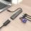 Dock USB-C AISENS ASUC-7P025-GR 7 en 1 HDMI/USB3.0/PD100W/Lector SD/MicroSD Gris 15cm