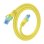 Cable de red AISENS A135-0832 Cat.6 UTP AWG26 CCA 75cm Amarillo 1000Mbps RoHS